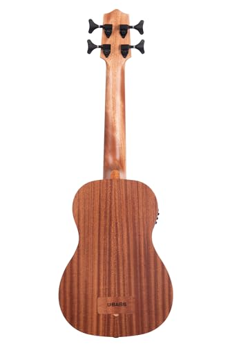 Kala Brand Music Co., 4-String Ukulele, Natural, Ubass WNDR-FS