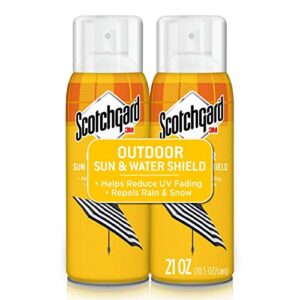 Scotchgard Sun and Water Shield, Repels Water, 10.5 Fluid Ounces (2 Cans)