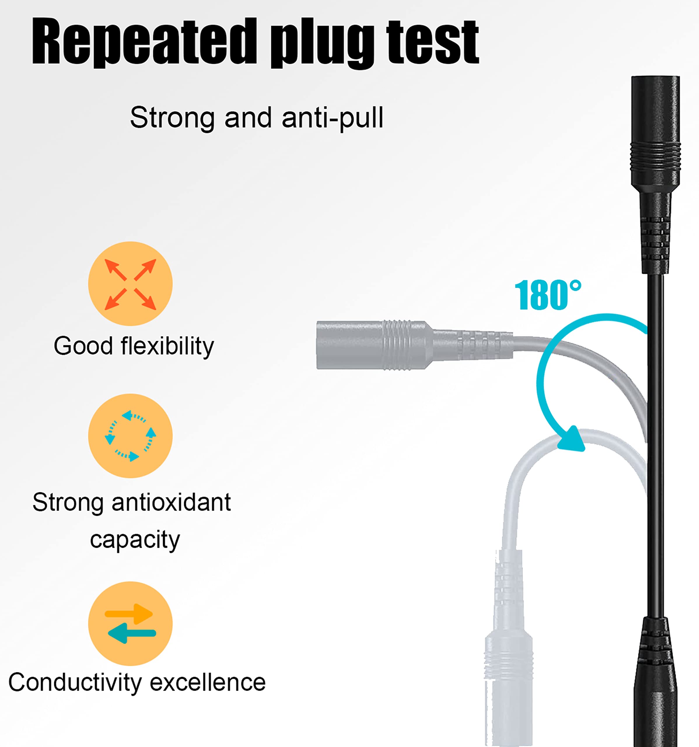 AZOR 9V Pedal Power Supply Adapter with 5 Way Daisy Chain Cables Fit for 9V DC 1A (1000mA) Negative Tip Guitar Effect Pedal