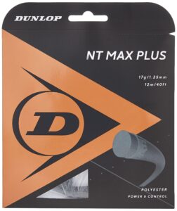 dunlop nt max plus 16g tennis string, 1 set