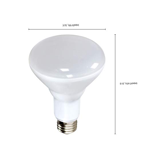 Satco S9022 Medium Light Bulb in White Finish, 5.13 inches, 6 Count (Pack of 1), Frosted