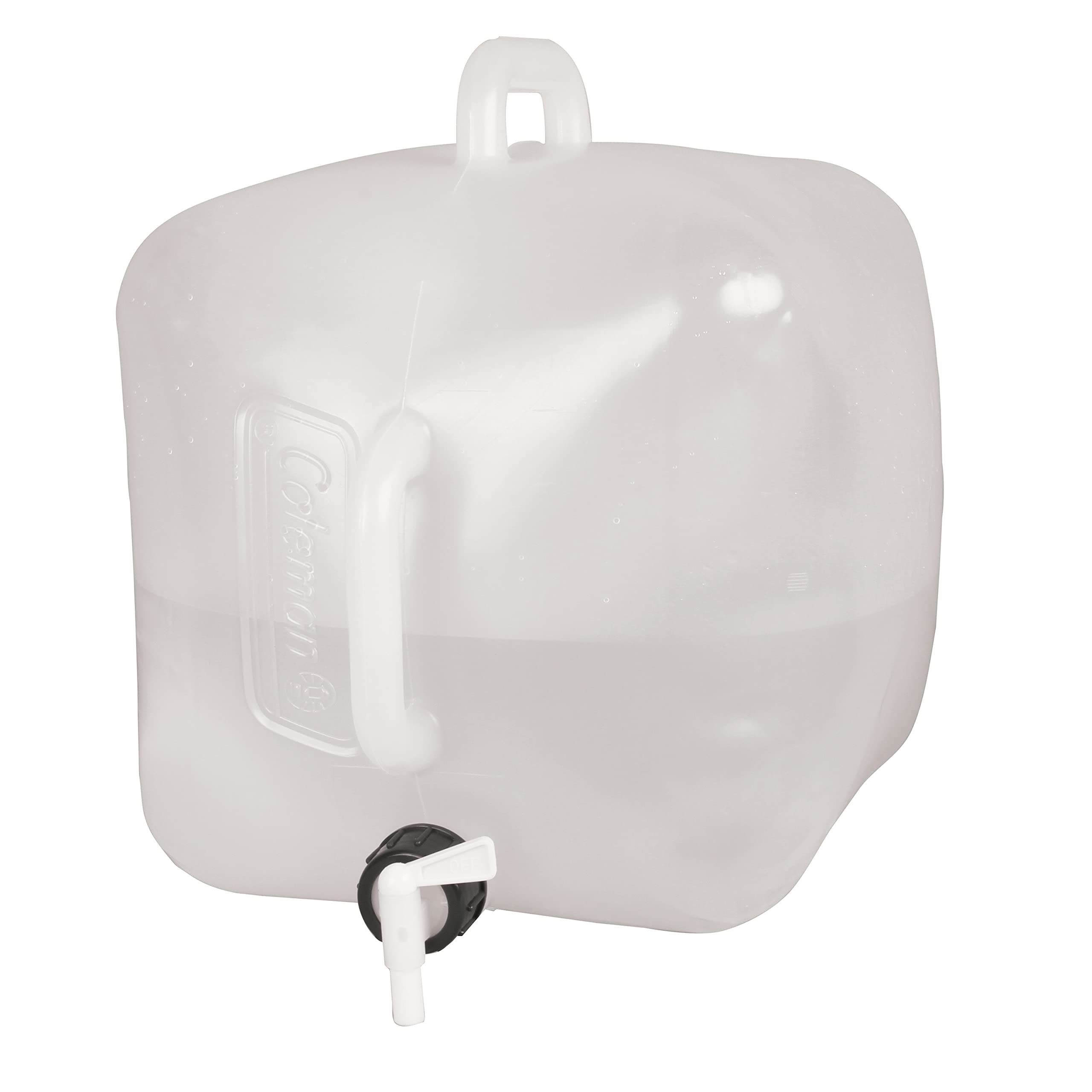 Coleman 5-Gallon Water Container with Spigot & Carry Handle, Water Carrier for Camping, Tailgating, Parties, Emergencies, & More