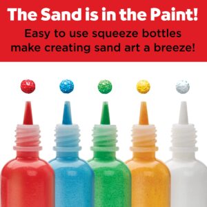 Faber-Castell 3D Sand Painting Kit for Kids: Create 5 Sand Art Pictures, DIY Arts and Crafts for Kids Ages 6-8+, Art Projects and Gifts for Girls and Boys, Red, Yellow, Green, Blue and White