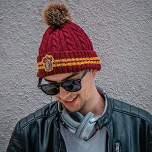 Cinereplicas - Harry Potter - Pom Pom Beanie - Officially licensed - Gryffindor - Red & Yellow