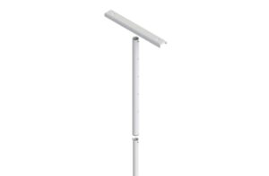 healthcraft products uni-fit extender: floor-to-ceiling vertical support pole height extender