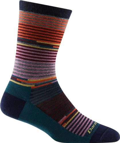 Darn Tough Women's Pixie Crew Lightweight Lifestyle Sock (Style 1692) - Navy, Medium