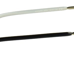 Kate Spade New York Women's Adayna Round Sunglasses, Black & White, 52 mm