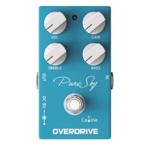 caline pure sky od guitar pedal effect cp-12 highly pure and clean overdrive guitar pedal accessories