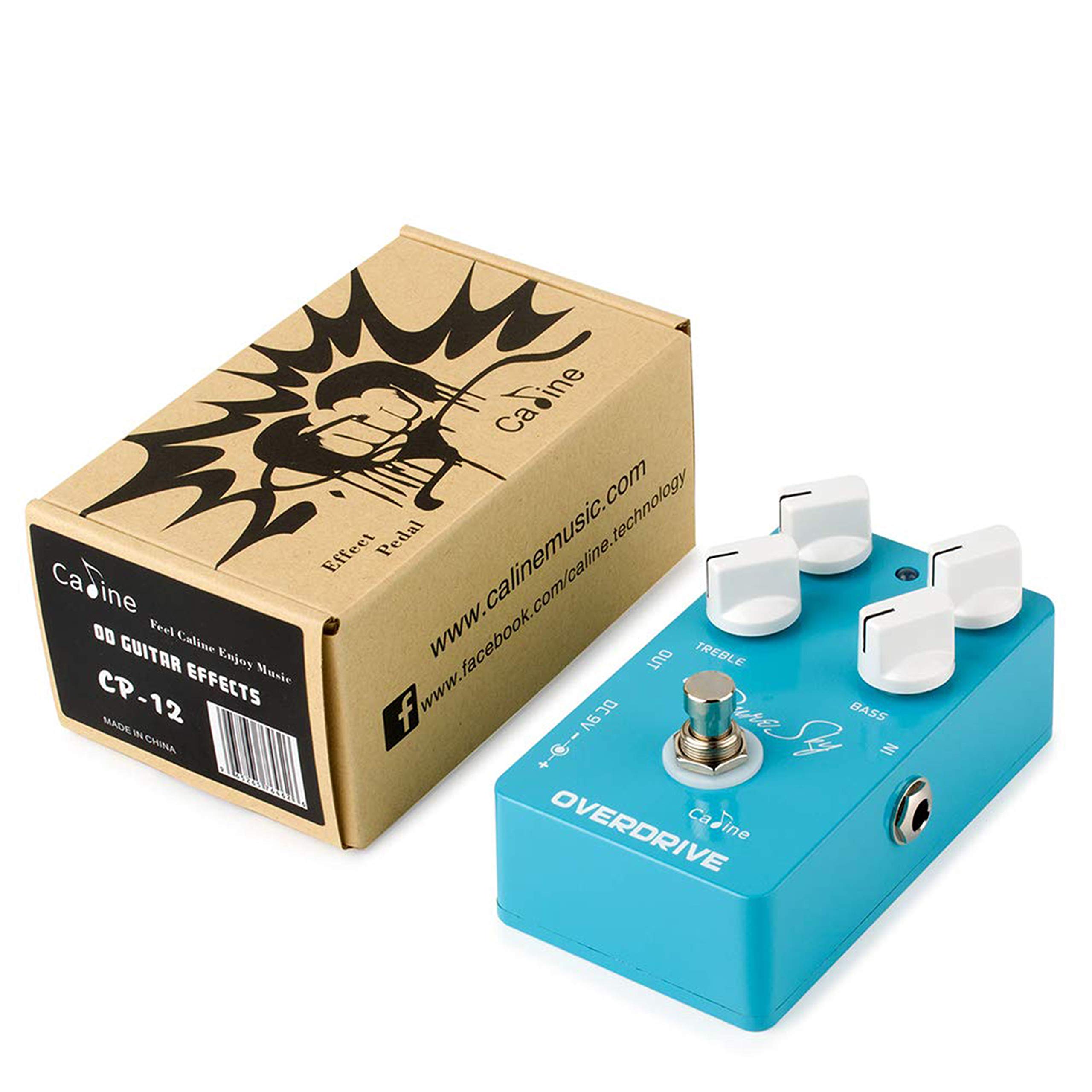 Caline Pure Sky OD Guitar Pedal Effect CP-12 Highly Pure and Clean Overdrive Guitar Pedal Accessories