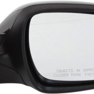 Kool Vue Passenger Side Power Heated Mirror for Hyundai Elantra 2011-2013 Without Signal Light Paintable Sedan, USA Built Vehicle