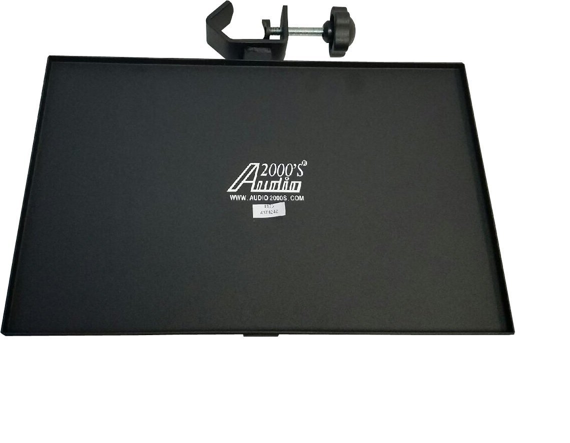 Audio 2000s AST424Z Heavy Duty Tray for Standard Speaker Stand