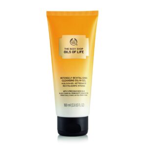 The Body Shop Oils of Life Intensely Revitalizing Cleansing Oil-In Gel, 3.3 Fl Oz (Vegan)