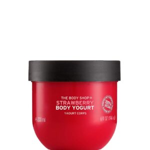 The Body Shop Strawberry Body Yogurt, 48hr Moisturizer, 100% Vegan, 6.91 Fl.Oz