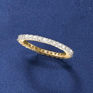 Ross-Simons 1.00 ct. t.w. Diamond Eternity Band in 14kt Yellow Gold. Size 6