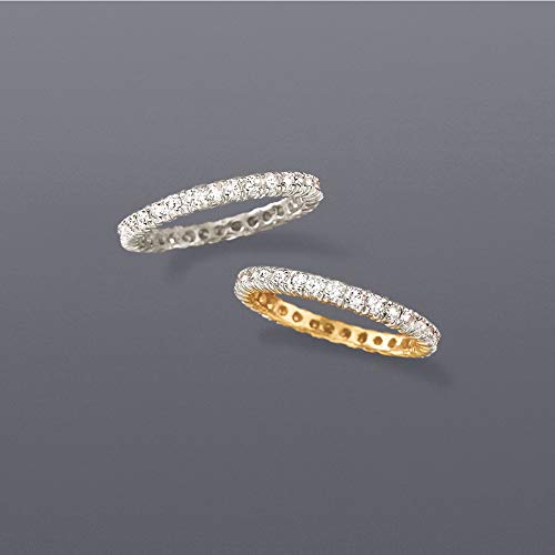 Ross-Simons 1.00 ct. t.w. Diamond Eternity Band in 14kt Yellow Gold. Size 7