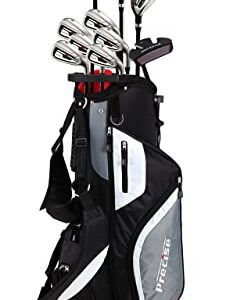 14 Piece Men's All Graphite Complete Golf Clubs Package Set Titanium Driver, Fairway, Hybrid, S.S. 5-PW Irons, Putter, Stand Bag - Choose Right or Left Hand! (All Graphite - Regular Size, Left Hand)