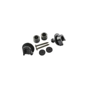 fender strap locks and buttons, black (2)