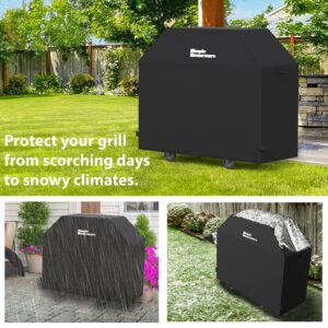 Simple Houseware 58-inch Waterproof Heavy Duty Gas BBQ Grill Cover, Weather-Resistant Polyester