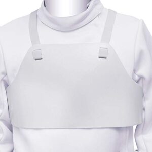 LEONARK Fencing Sport Chest Guards - Breast Protectors - Plastron for Foil Epee Saber Fencers - Professional Clothing for Child and Adult Fencer (Male, S)