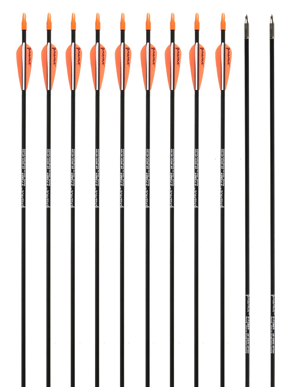 PANDARUS Archery 28" Fiberglass Archery Target Practice Arrows, for Children, woman or Beginner, for Recuve Bow(Pack of 12) …