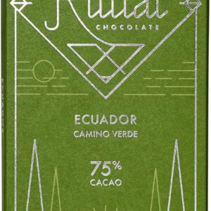 Ritual Dark Chocolate Bar, Ecuador 75% Cacao, Notes of Graham Cracker, Honey & Fudge, 2.12 oz