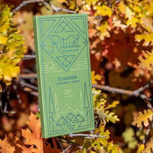 Ritual Dark Chocolate Bar, Ecuador 75% Cacao, Notes of Graham Cracker, Honey & Fudge, 2.12 oz