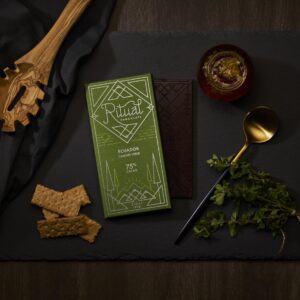 Ritual Dark Chocolate Bar, Ecuador 75% Cacao, Notes of Graham Cracker, Honey & Fudge, 2.12 oz