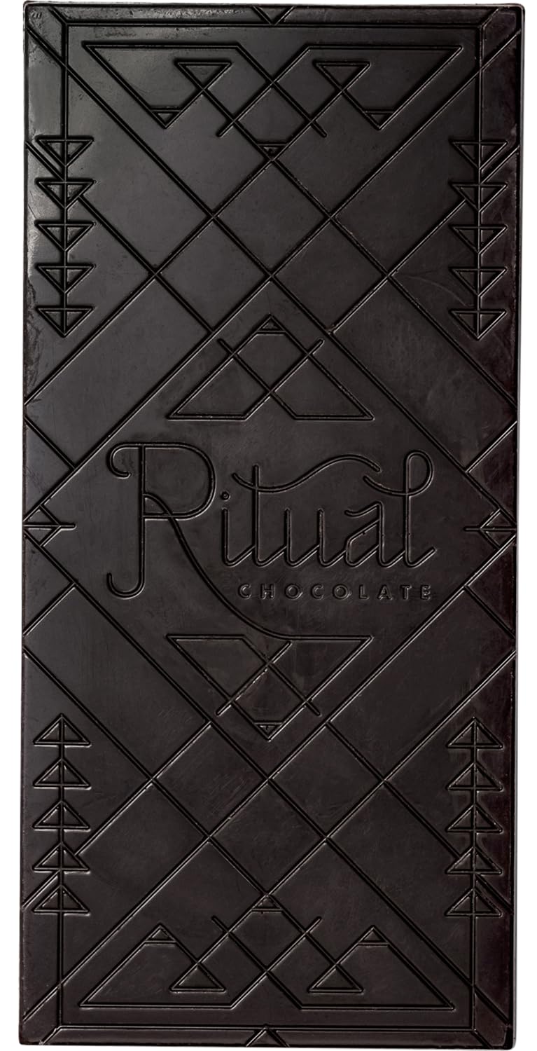 Ritual Dark Chocolate Bar, Ecuador 75% Cacao, Notes of Graham Cracker, Honey & Fudge, 2.12 oz