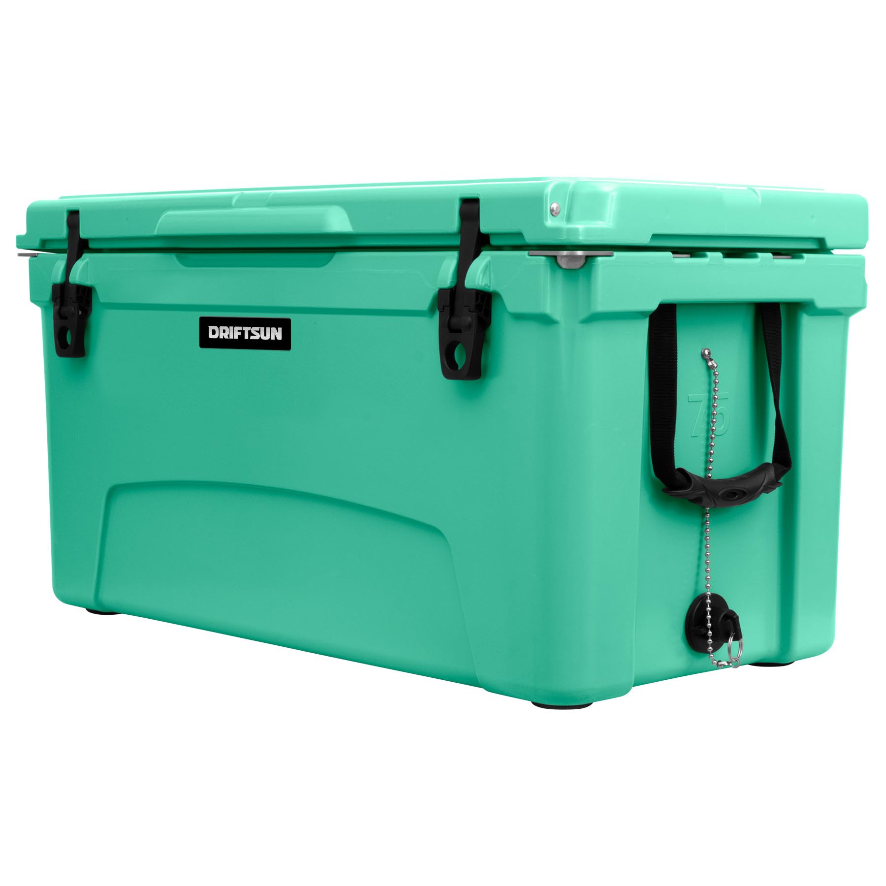 Driftsun 75Qqt Insulated Ice Chest - Heavy Duty, High Performance Roto-Molded Commercial Grade Insulated Cooler (Seafoam Green)