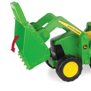 John Deere Big Scoop Tractor Toy with Loader - Officially Licensed John Deere Tractor Toys - Toddler Sand Toys Ages 3 Years and Up - 15 Inch