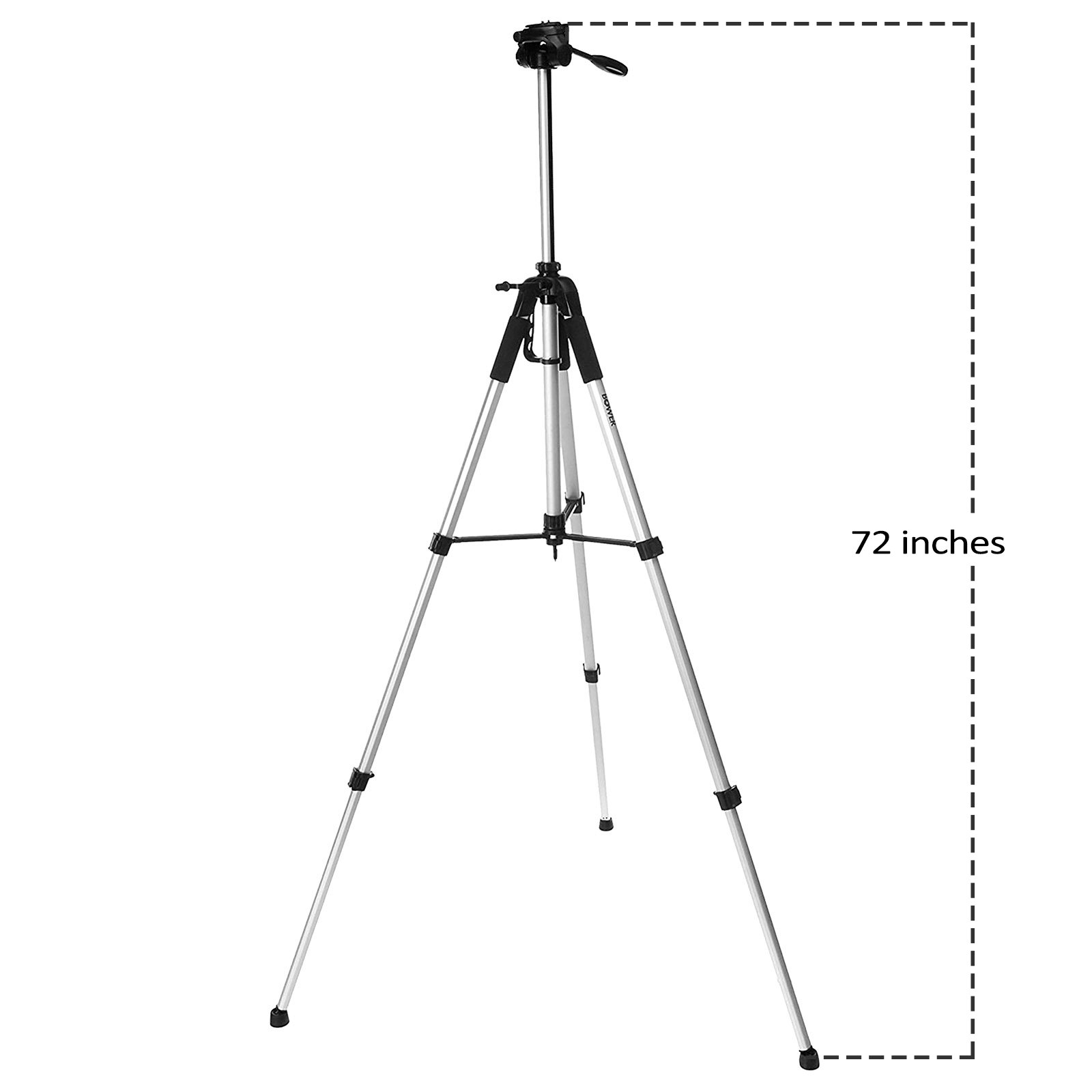 UltraPro 72" Inch Aluminum Camera Tripod Bundle for Canon, Nikon, Sony, Samsung, Olympus, Panasonic, Pentax, and All Digital Cameras, Includes UltraPro Microfiber Cleaning Cloth