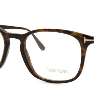 Tom Ford FT 5505 052 Dark Havana Plastic Square Eyeglasses 52mm