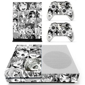 vanknight xb one slim s console skin wrap decal skin vinyl stickers for xb one s console controllers anime girl