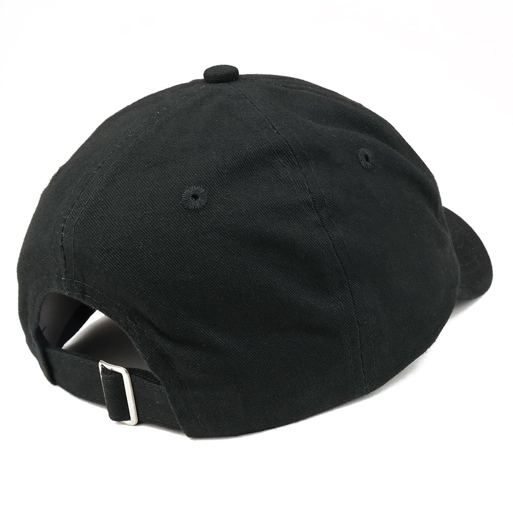 Trendy Apparel Shop Limited Edition 1977 Embroidered Birthday Gift Brushed Cotton Cap - Black