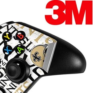 Skinit Decal Gaming Skin Compatible with Xbox One X Controller - Officially Licensed NFL New Orleans Saints - Blast Design