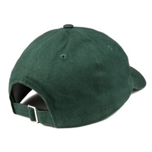 Trendy Apparel Shop Limited Edition 1950 Embroidered Birthday Gift Brushed Cotton Cap - Hunter