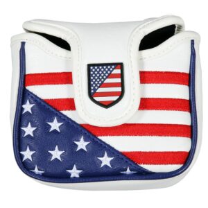 Golf Obsession New USA Large Mallet Putter Headcover with Magnetic Closure for Spider Putter