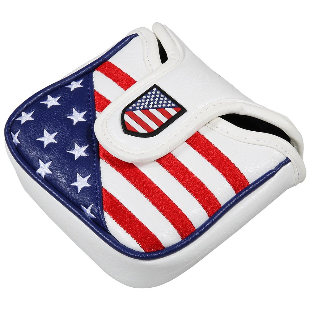 Golf Obsession New USA Large Mallet Putter Headcover with Magnetic Closure for Spider Putter