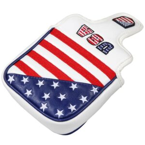 Golf Obsession New USA Large Mallet Putter Headcover with Magnetic Closure for Spider Putter