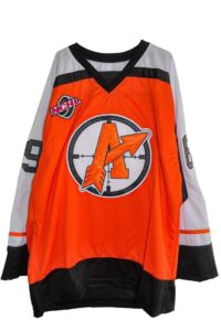 borizcustoms doug the thug glatt movie orangetown hockey jersey stitch (54, orange)