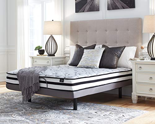 Signature Design by Ashley Full Size Chime 8 Inch Medium Firm Innerspring Mattress with Pressure Relief Quilt Foam