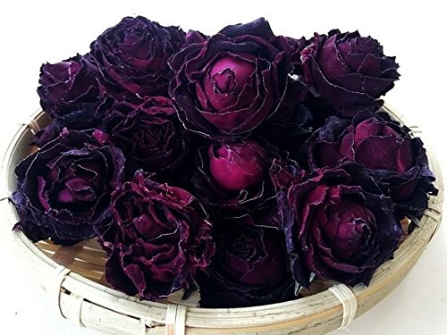 Dian Mai Yunnan Red Rose Edible Rose Sulfur Camellia Dried Flowers Large Flowers Cup 150g 云南墨红玫瑰可食用玫瑰无硫花茶花冠干花朵大花朵一杯一朵150克