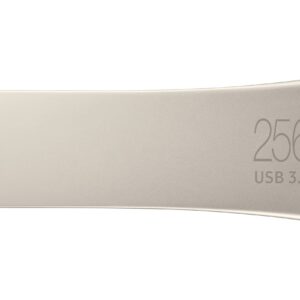 SAMSUNG BAR Plus 256GB - 400MB/s USB 3.1 Flash Drive Champagne Silver (MUF-256BE3/AM)