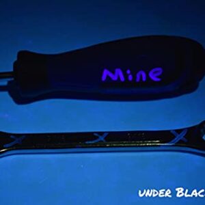 Opticz Blacklight Reactive Invisible Blue Ink Industrial UV Marker with UV Light