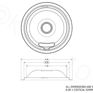 KITCHEN BASICS 101 Made in the USA 4 Pack (2) 6" & (2) 8" Replacement Chrome Drip Pans for Whirlpool W10278125 W10196405 W10196406