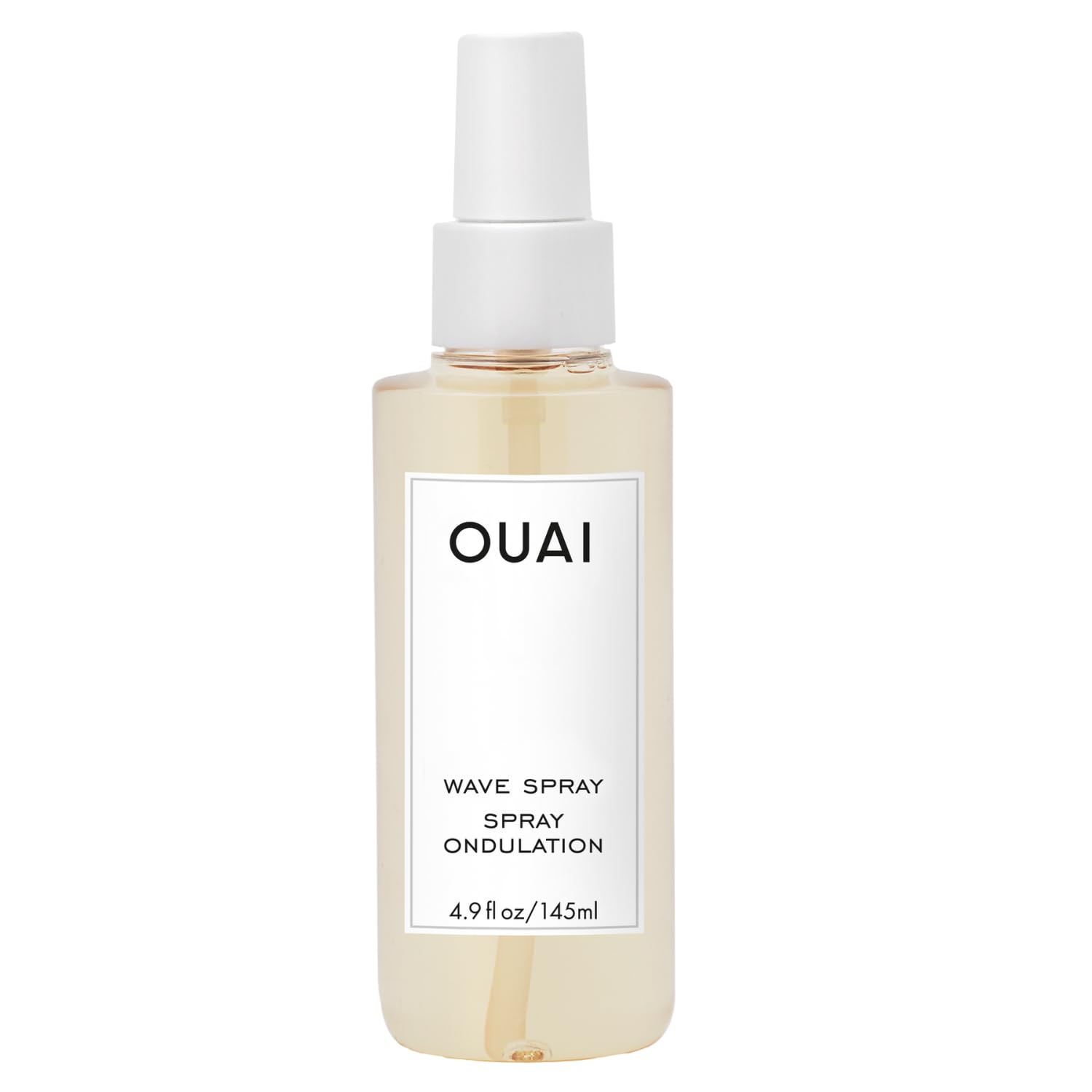 OUAI Wave Spray - Hair Texture Spray for Perfect, Effortless Beachy Waves - Curl Enhancing Spray Adds Texture, Body & Shine - Safe for Color Treated Hair - Free of Parabens and Sulfates - 4.9 fl oz