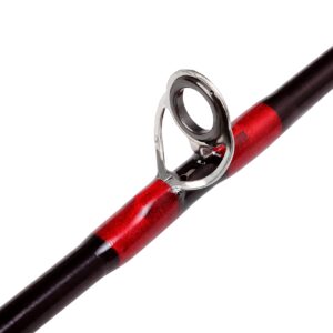 CHANNELMAY 8' 4 Pieces #3/4 Carbon Fiber Fly Fishing Rod Pole 2.44M Length Light Feel Medium-Fast Action