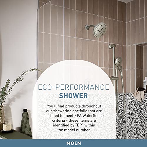 Moen Chrome Eco-Performance 5-Function Handheld Shower with 30-Inch Slide Bar and 69-Inch Hose, 3558EP