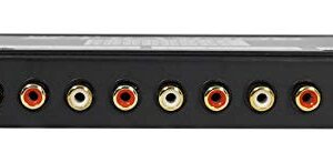 Rockville R7EQ 1/2 Din 7 Band Car Audio Equalizer EQ w/Front, Rear + Sub Output