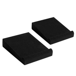 Sound Addicted - Studio Monitor Isolation Pads for 3-4.5 inches Small Speakers, Pair of 2 High Density Dampening Acoustic Stands Foam which Fits Most Bookshelf’s and Desktops | SMPad 4